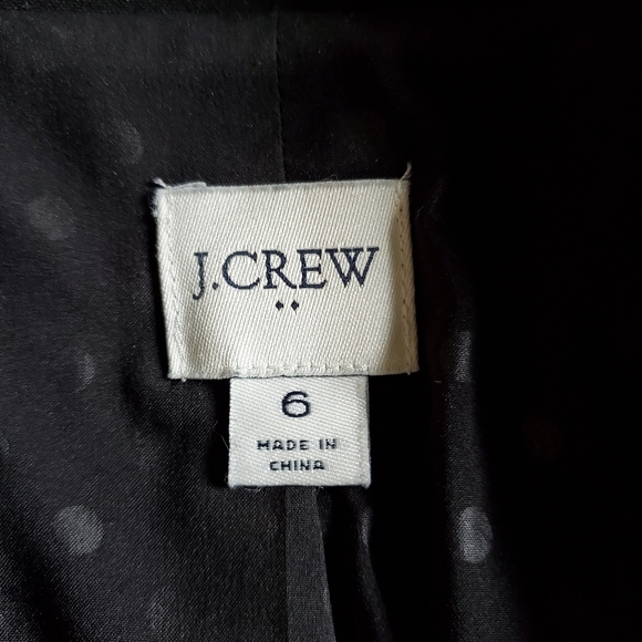 J Crew Factory Ruby One Button Blazer Black Size 6 - Picture 2 of 3
